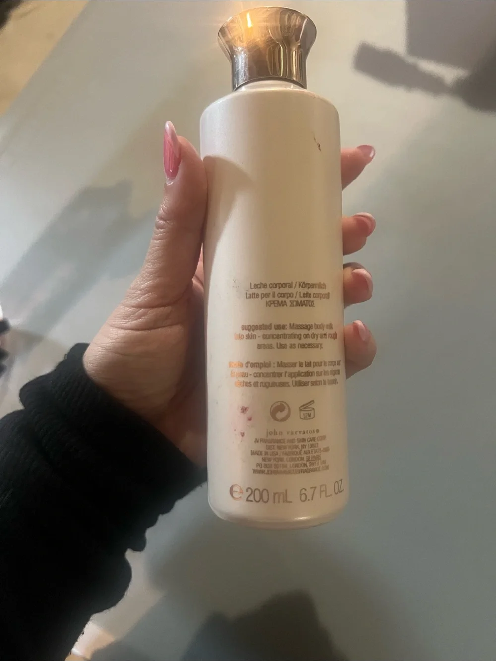 John Varvatos Body Milk